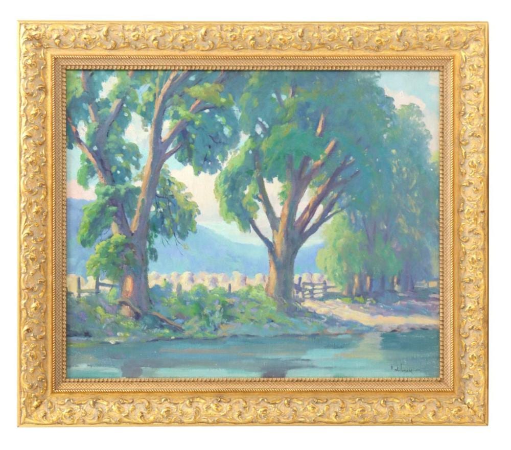 Frank Nuderscher comparable auction result: frank nuderscher 1880 1959 american oil on canvas