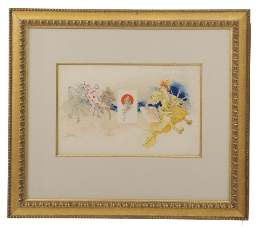 Ernest Maindron comparable auction result: ernest maindron 1838 1908 french lithograph cover for les affiches illustrees
