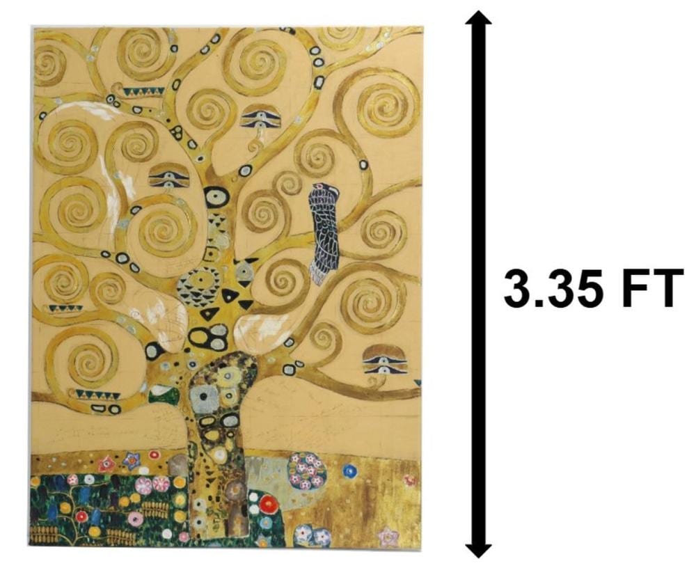 After Gustav Klimt (1862-1918) Austrian, "Tree of Life"Â Oil on Canvas sold by Sarasota Estate Auction, lot 1696 — auction record photograph