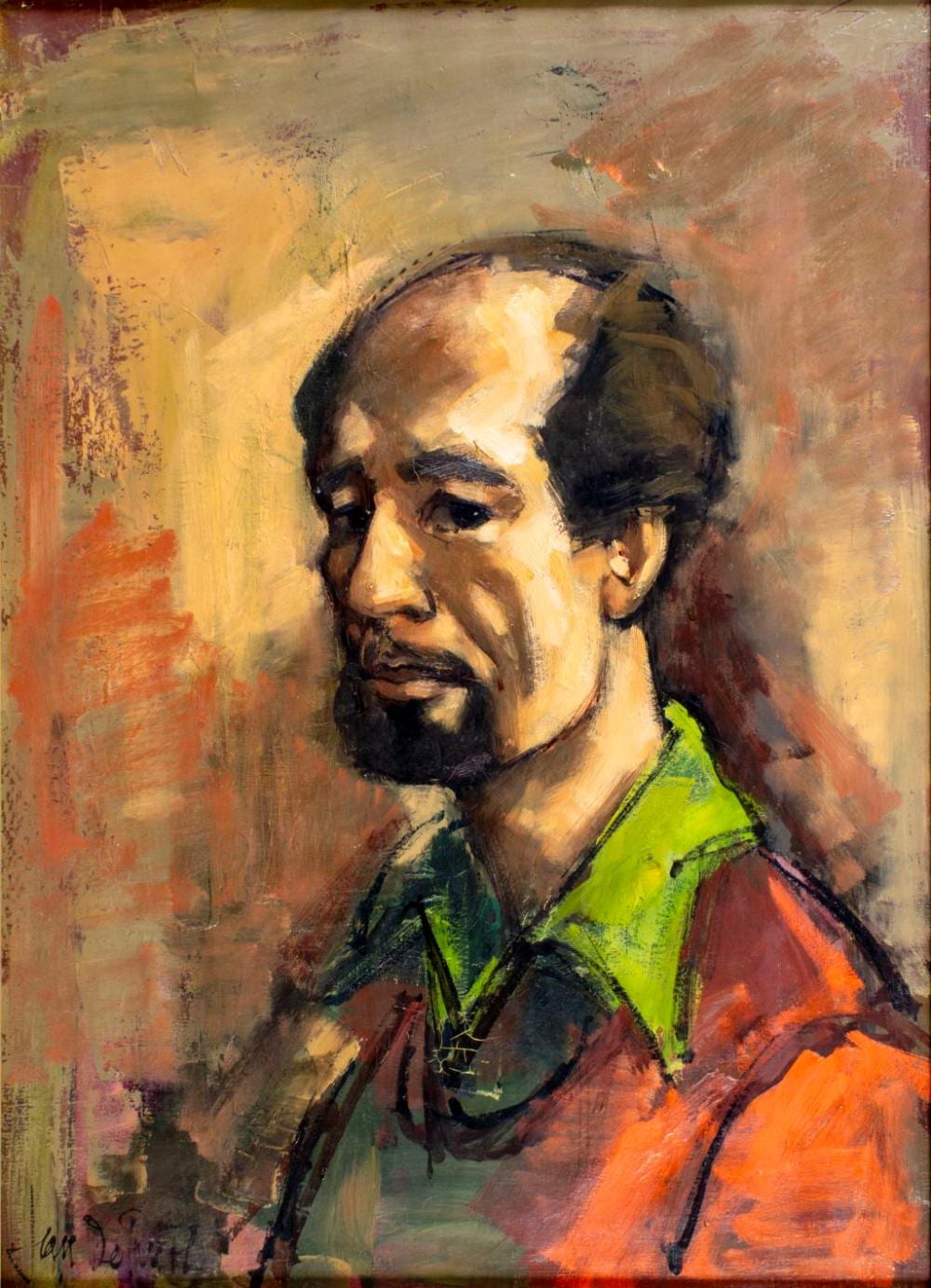 Jan De Ruth comparable auction result: jan de ruth ny czech 1922 1991 oil painting