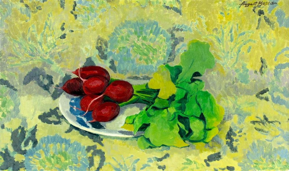 August Mosca comparable auction result: august mosca ct ny italy 1909 2002 oil painting
