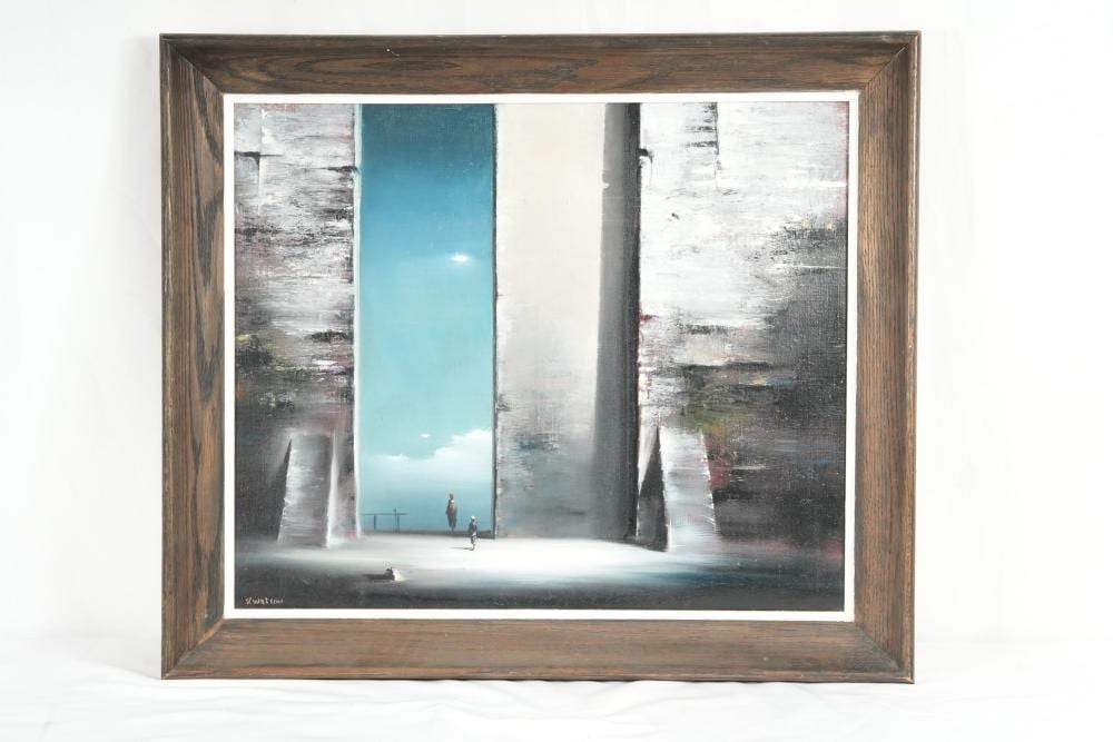 Robert Watson comparable auction result: robert watson 1923 2004 surrealist painting