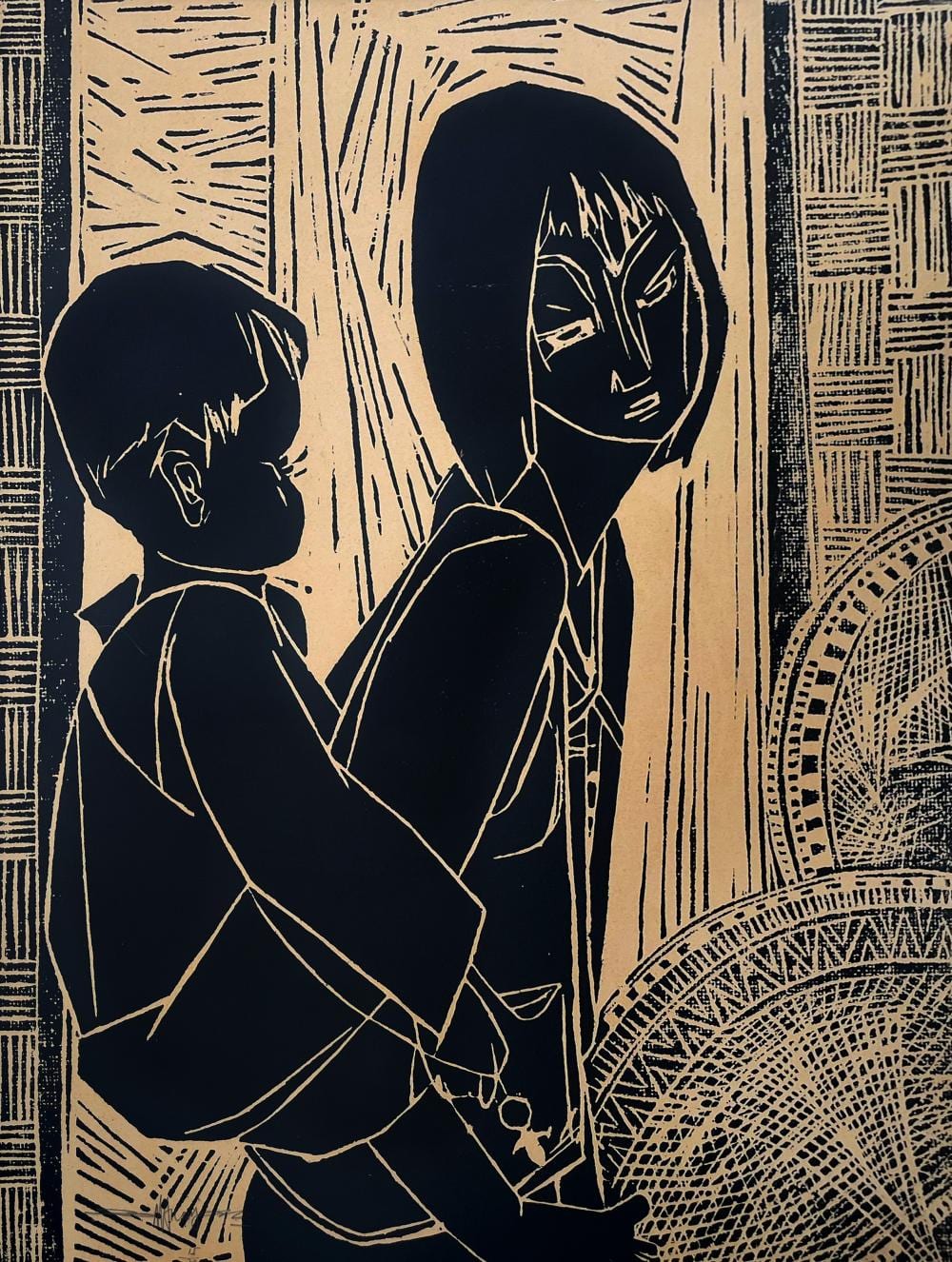 Seah Kim Joo comparable auction result: seah kim joo mother and child