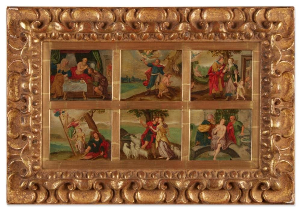 six biblical paintings flemish school 17th century after maarten de vos · Sotheby's · 2025-12-17 Marten de (1532) Vos comparable auction result: six biblical paintings flemish school 17th century after maarten de vos