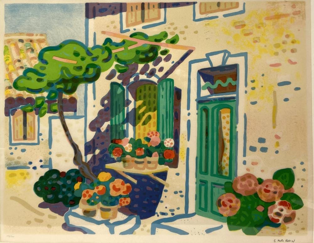 Guy Charon comparable auction result: guy charon signed numbered lithograph on paper
