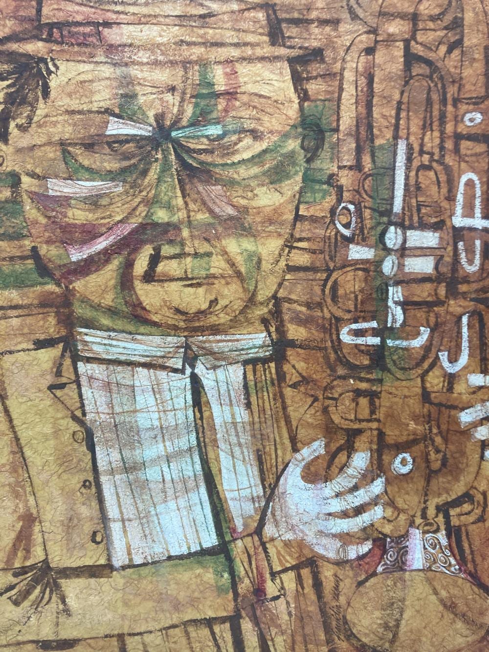 Franklin Adams comparable auction result: franklin adams 1933 2008 mixed media on board