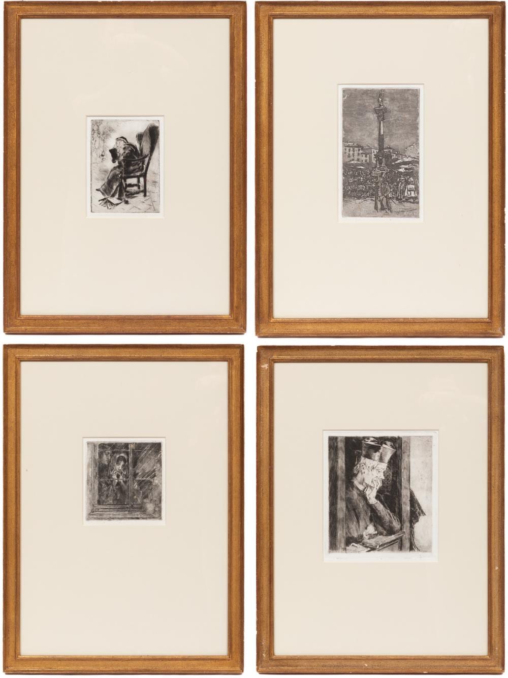 Luigi Conconi comparable auction result: luigi conconi italian 1852 1917 portfolio of 42 prints etchings and monotypes on paper