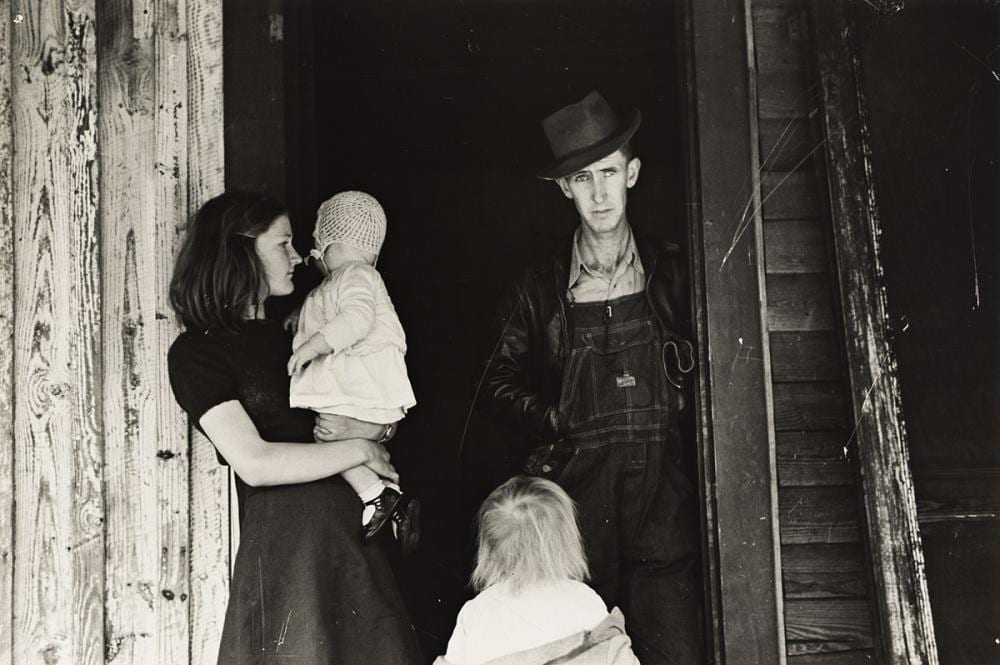jack delano a family standing in a doorway 1930s · Swann Auction Galleries · 2026-01-29 Jack Delano comparable auction result: jack delano a family standing in a doorway 1930s