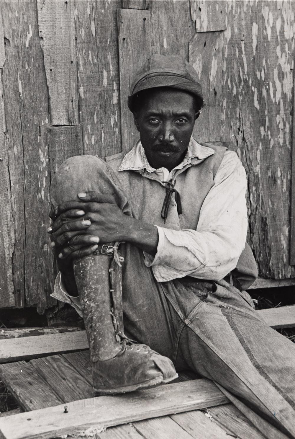Russell Lee comparable auction result: russell lee sugar cane worker in louisiana doll buggy on farm near northome minnesota circa 1938 september 1937