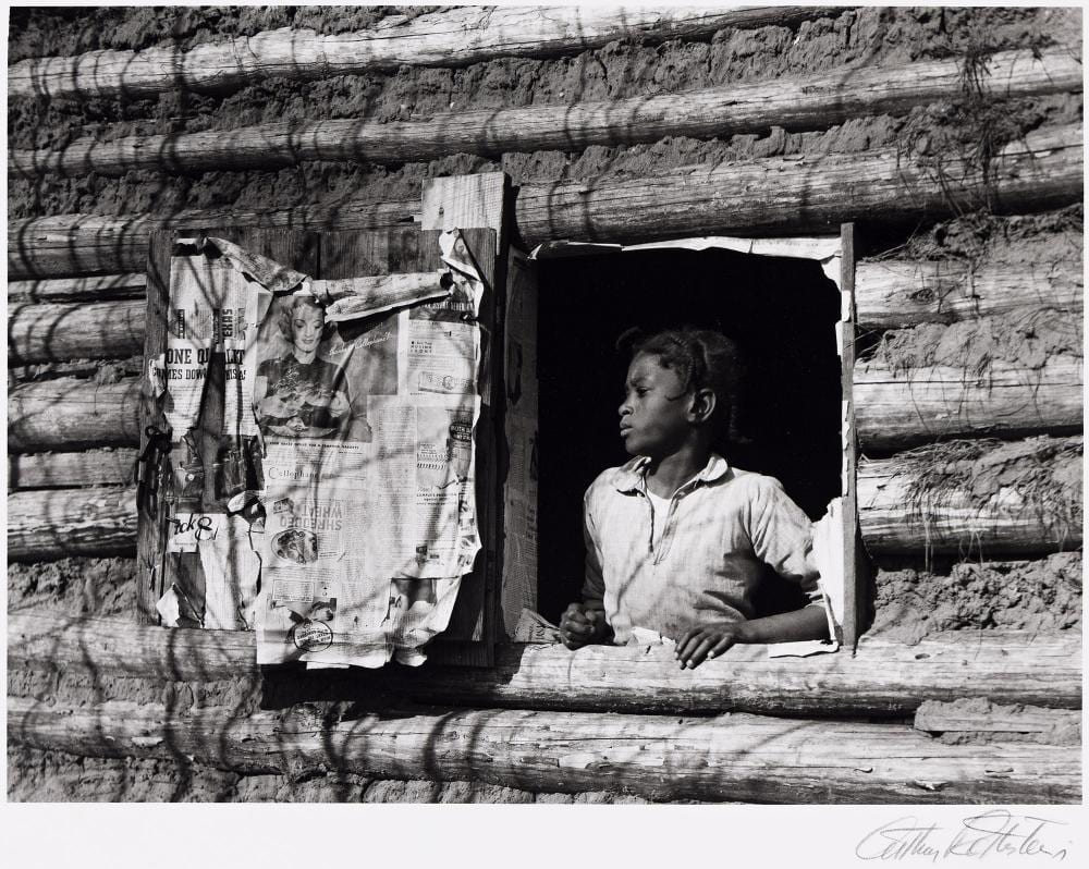 Arthur Rothstein comparable auction result: arthur rothstein girl at gee s bend alabama 1937 printed circa 1980