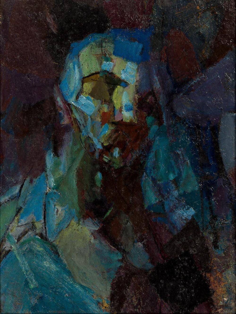 Earl Cavis Kerkam comparable auction result: earl cavis kerkam self portrait