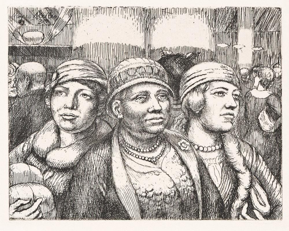 kenneth hayes miller three women 1936 · Swann Auction Galleries · 2026-01-29 Kenneth Hayes Miller comparable auction result: kenneth hayes miller three women 1936