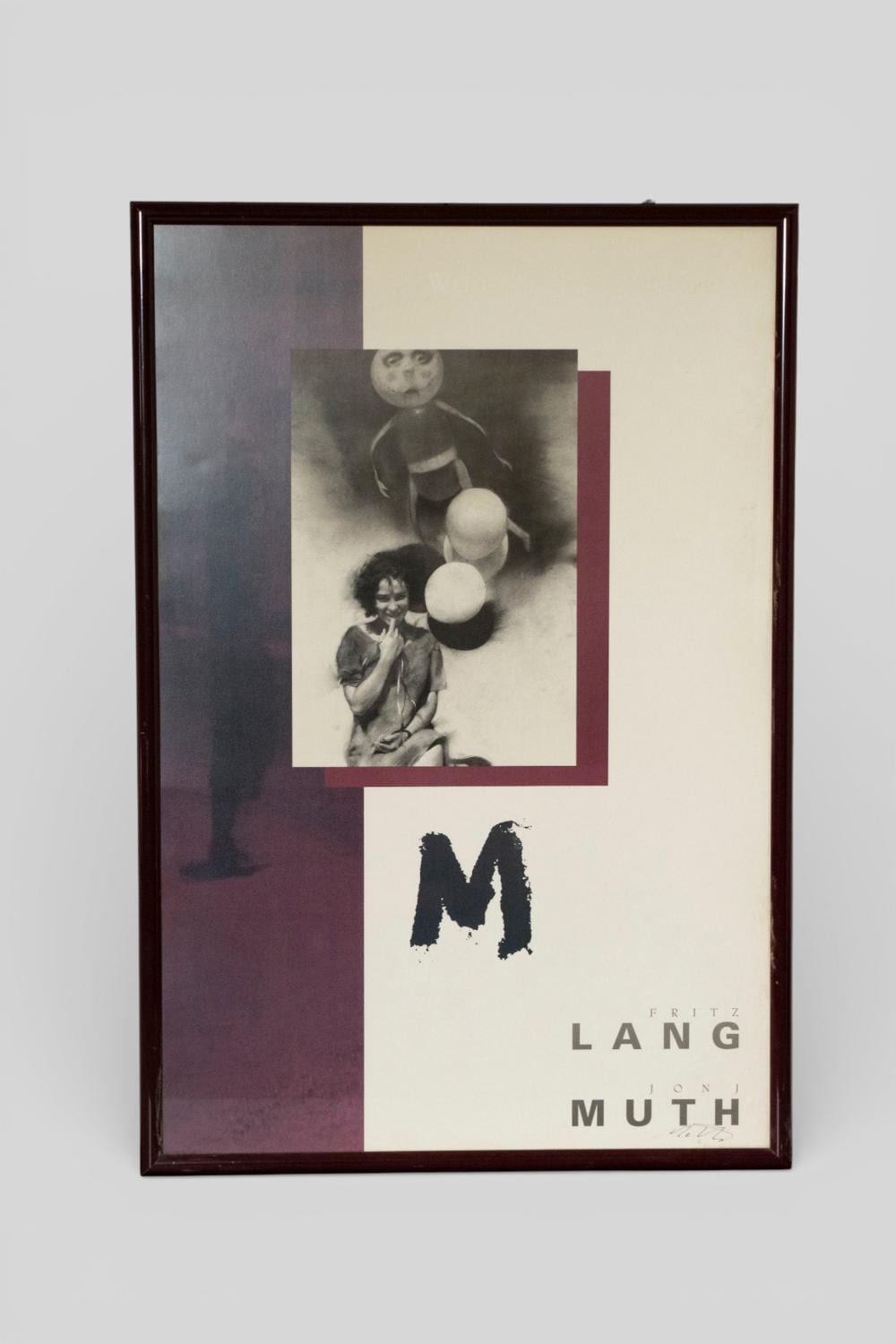 Fritz (1877) Lang comparable auction result: fritz lang john j muth autographed kindermorder lithograph poster