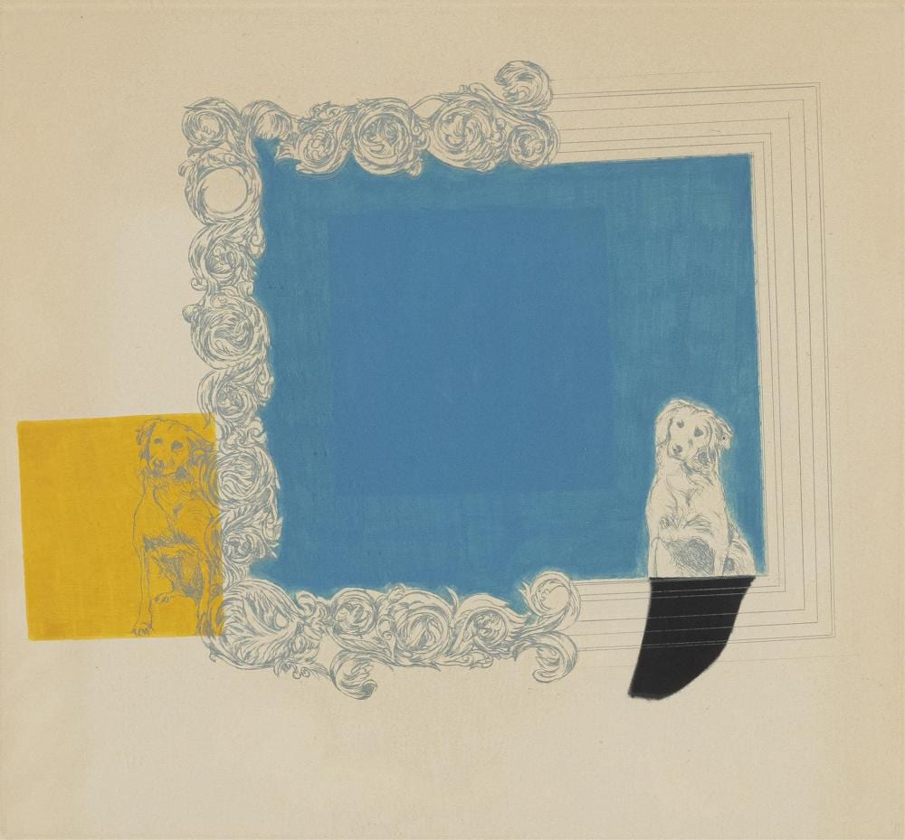 Masuo Ikeda comparable auction result: masuo ikeda japanese 1934 1997 blue in the mirror
