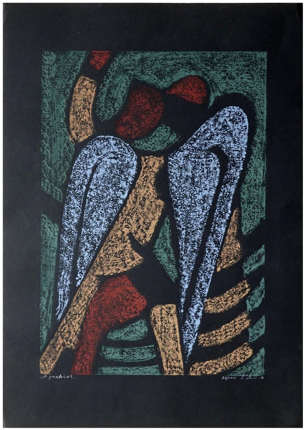 Abraham Jaskiel comparable auction result: abraham yaskil jaskiel israeli german polish 1894 1987
