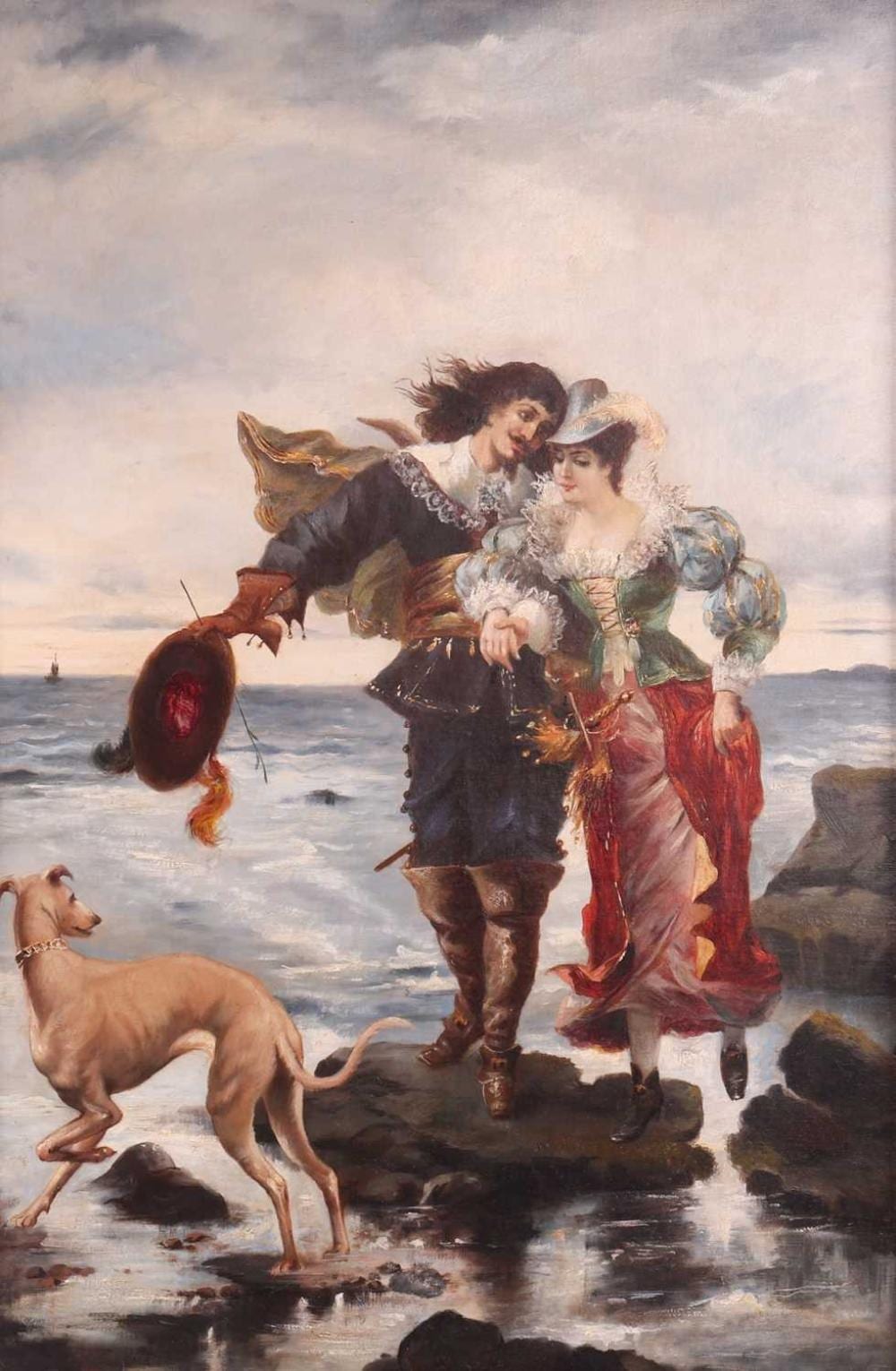 edmond louis dupain french 1847 1933 a romantic promenade signed e dupain lower left oil on canvas 79 x 53 cm framed 95 x 70 cm · Dawsons Auctioneers · 2026-01-28 Edmond Louis Dupain comparable auction result: edmond louis dupain french 1847 1933 a romantic promenade signed e dupain lower left oil on canvas 79 x 53 cm framed 95 x 70 cm