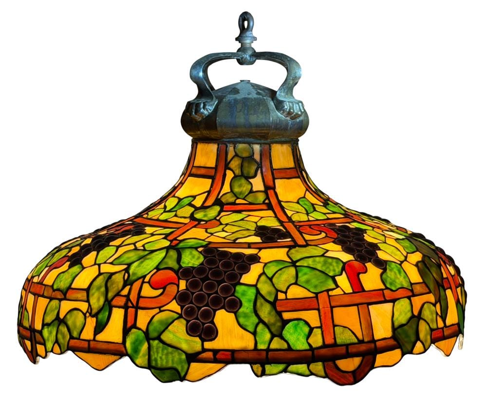 John Morgan comparable auction result: john morgan sons grape chandelier