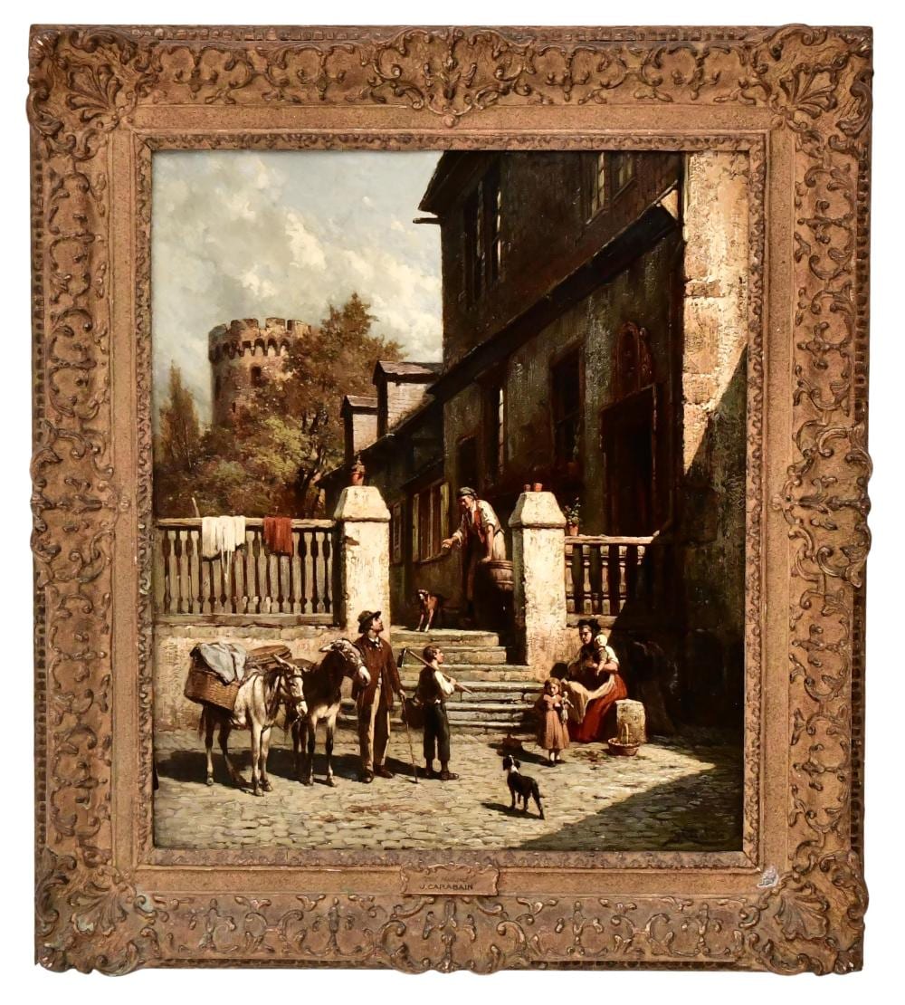 Jacques Carabain comparable auction result: jacques carabain dutch belgian 1834 1933 old holland