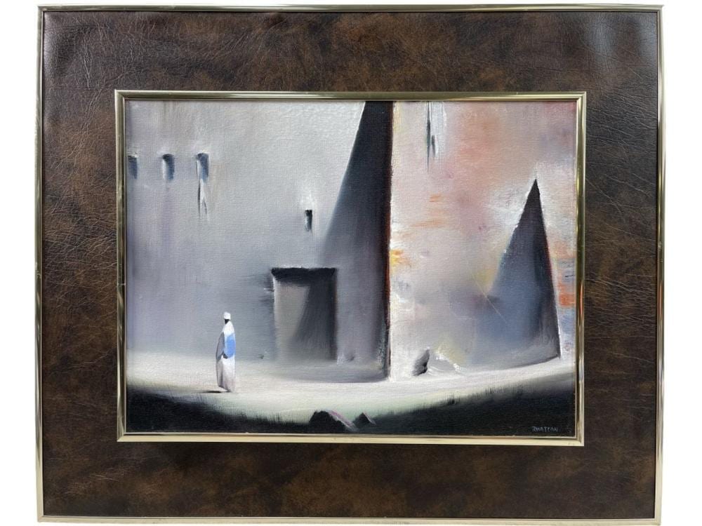 Robert Watson comparable auction result: robert watson italian facade oil on canvas