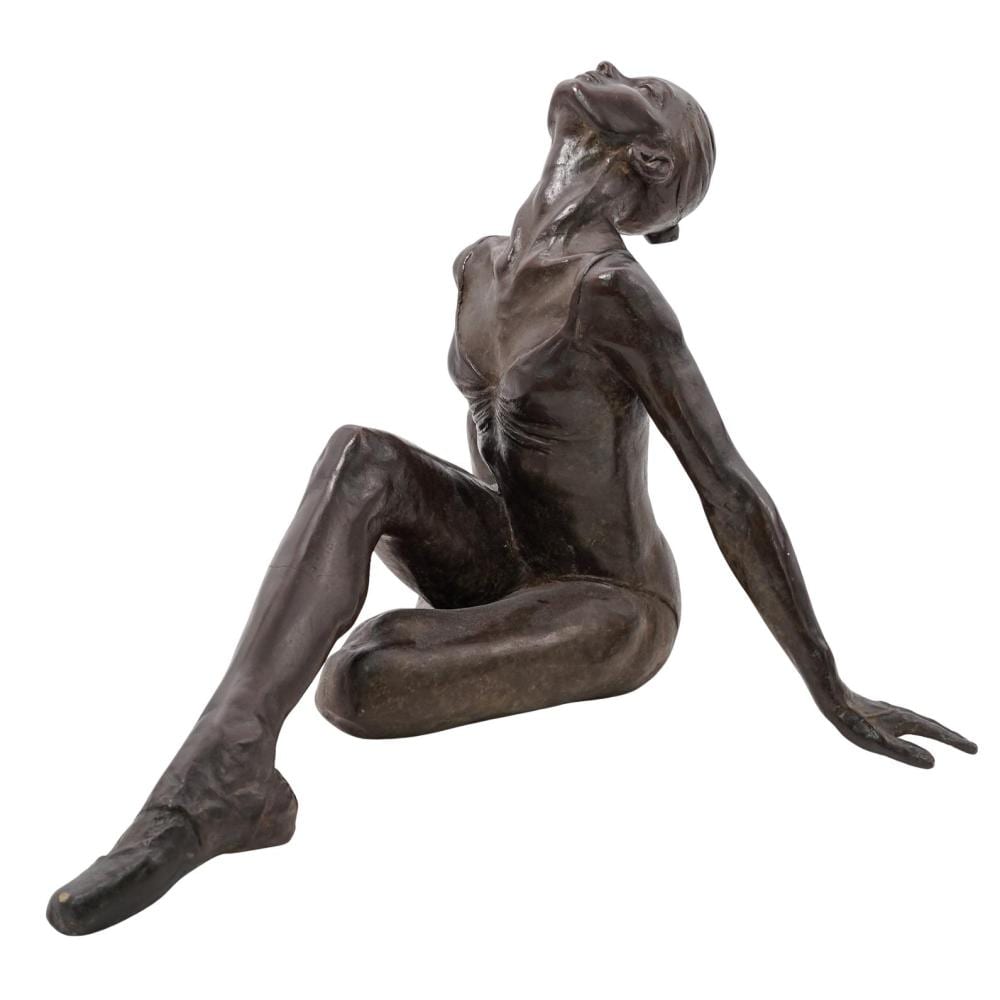 victor villarreal mexican 1944 2019 bronze seated ballerina · Akiba Galleries · 2026-02-03 Victor Villarreal comparable auction result: victor villarreal mexican 1944 2019 bronze seated ballerina