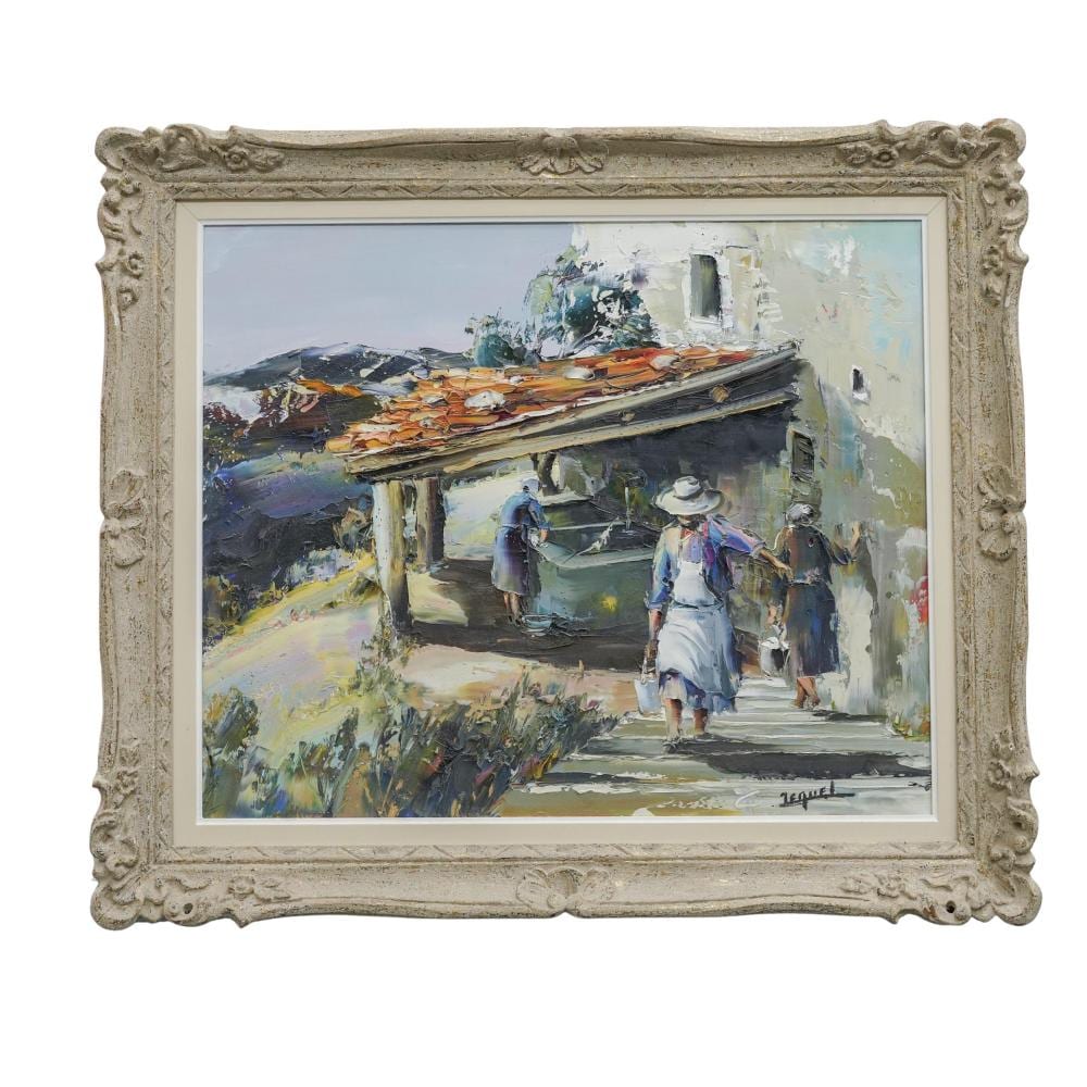 christian jequel french b 1935 la cheerier oil on canvas · Akiba Galleries · 2026-02-03 Christian Jequel comparable auction result: christian jequel french b 1935 la cheerier oil on canvas