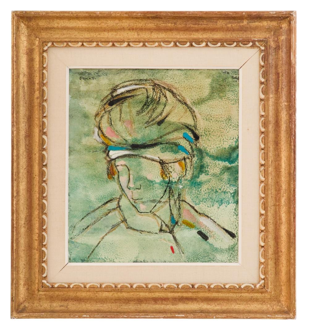 lazzaro donati italian 1926 1977 giovane dal turbante 1965 · New Orleans Auction Galleries · 2026-01-29 Lazzaro (1926) Donati comparable auction result: lazzaro donati italian 1926 1977 giovane dal turbante 1965