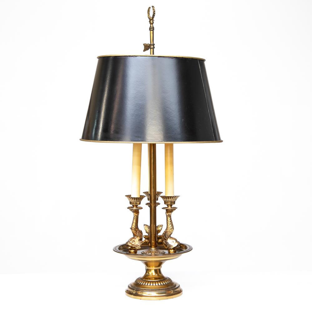 Auction comp thumbnail for Vintage Brass Bouillotte Table Lamp (Northgate Gallery Auctions, Lot 51)