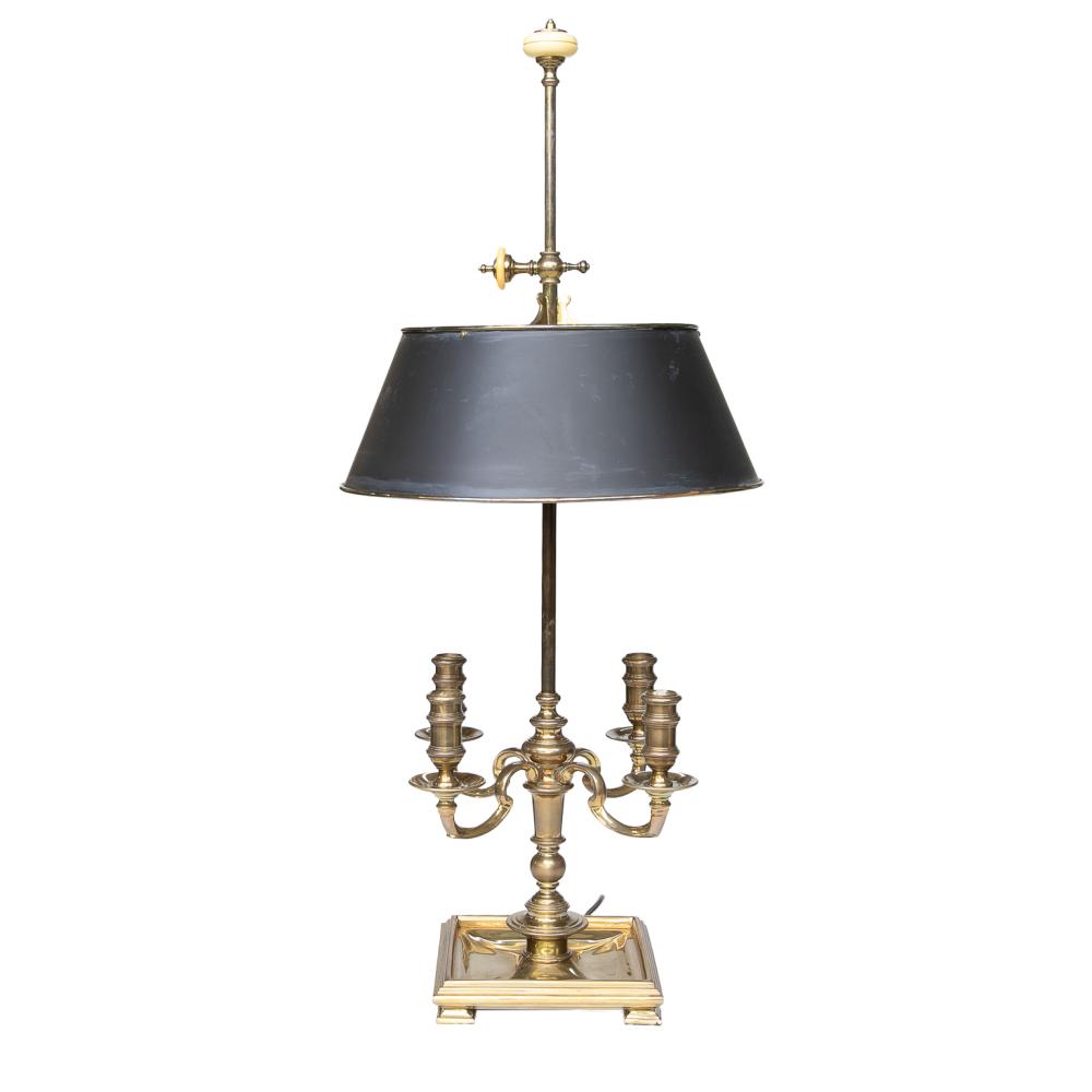 Auction comp thumbnail for Vintage Brass Chapman Lamp Company Bouillotte Table Lamp (Northgate Gallery Auctions, Lot 194)