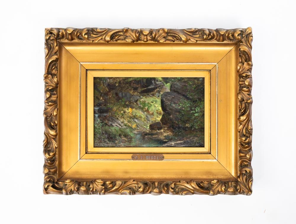 charles t webber cincinnati ohio 1825 1911 oil on board landscape · Amelia Jeffers · 2026-01-30 Charles T. Webber comparable auction result: charles t webber cincinnati ohio 1825 1911 oil on board landscape
