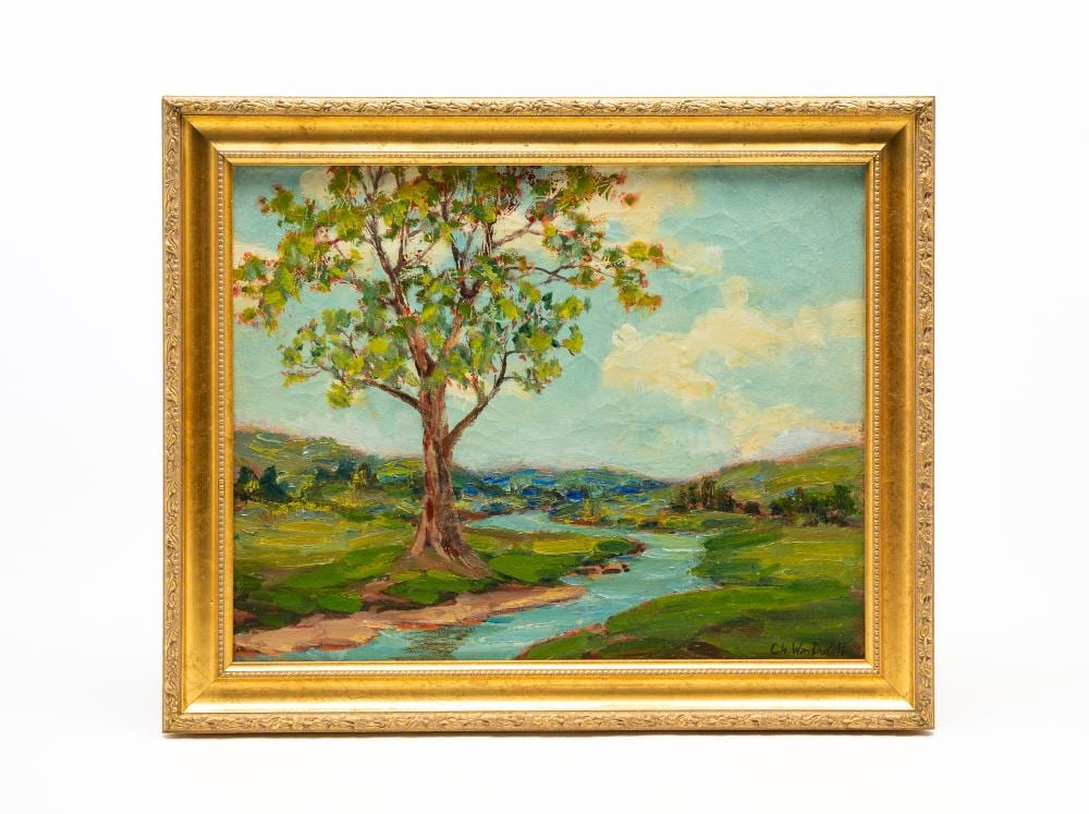 Charles William Duvall comparable auction result: charles william duvall american 1864 1966 summer stream oil on canvas