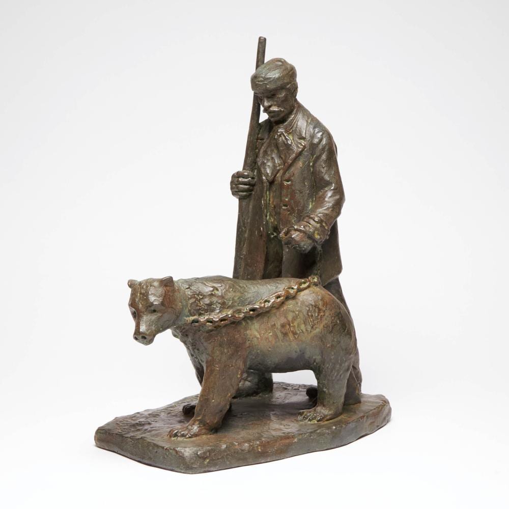 Alfred Laliberté comparable auction result: alfred lalibert 1878 1953 le montreur d ours ca 1927 1931