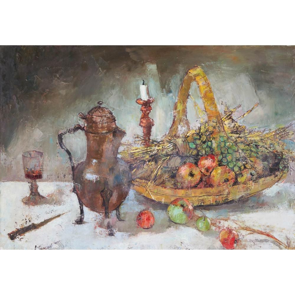 Françoise Adnet comparable auction result: fran oise adnet 1924 2014 still life with pewter jug