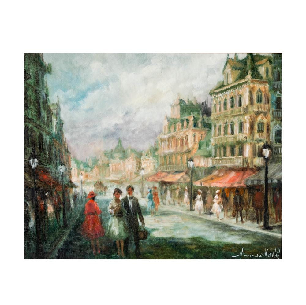 Americo Makk comparable auction result: americo makk 1927 2015 street scene
