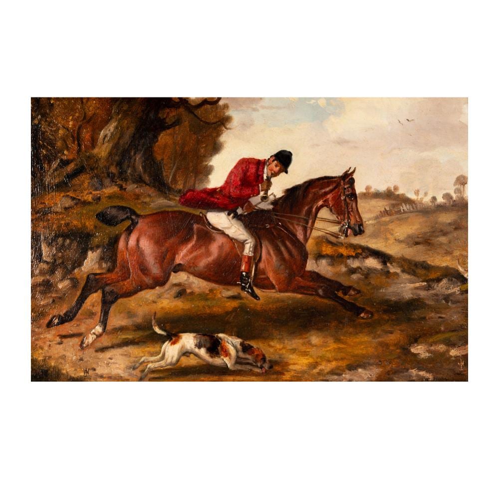 Alfred Wheeler comparable auction result: alfred wheeler 1852 1932 foxhunt
