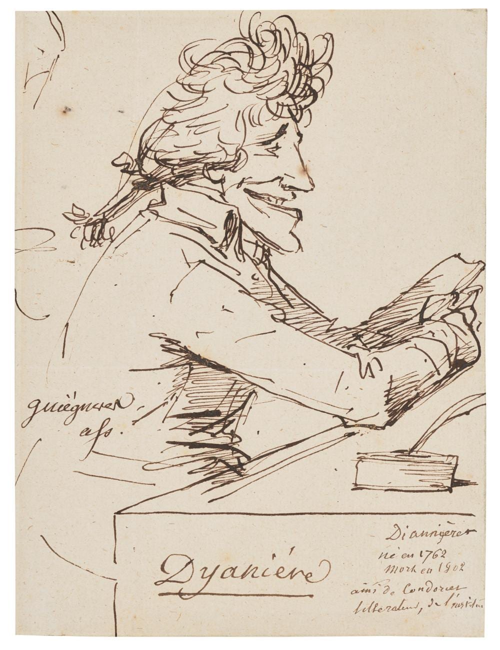 fran ois andr vincent paris 1746 1816 caricature of the writer antoine · Christie's · 2026-02-05 François André Vincent comparable auction result: fran ois andr vincent paris 1746 1816 caricature of the writer antoine