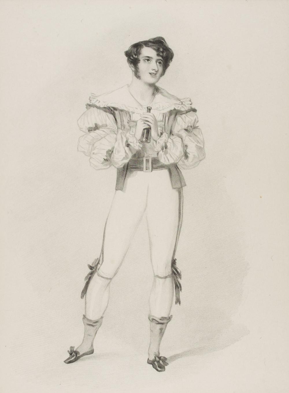 Fritz Hugh Lane comparable auction result: lane richard james opera figures collection of 9 lithographs after alfred chalon 1836