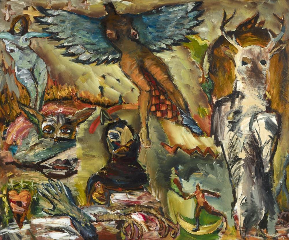Darren Vigil Gray comparable auction result: darren vigil gray life blood of the earth 2 2003