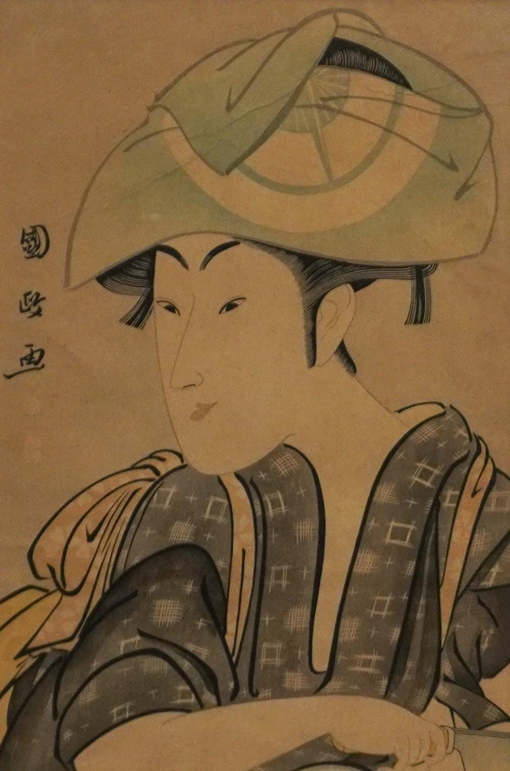 utagawa kunimasa japanese 1773 1810 actor oban tate e frame 20 1 2 x 15 3 4 in 52 1 x 40 cm · Weschler's · 2026-01-20 Utagawa Kunimasa comparable auction result: utagawa kunimasa japanese 1773 1810 actor oban tate e frame 20 1 2 x 15 3 4 in 52 1 x 40 cm
