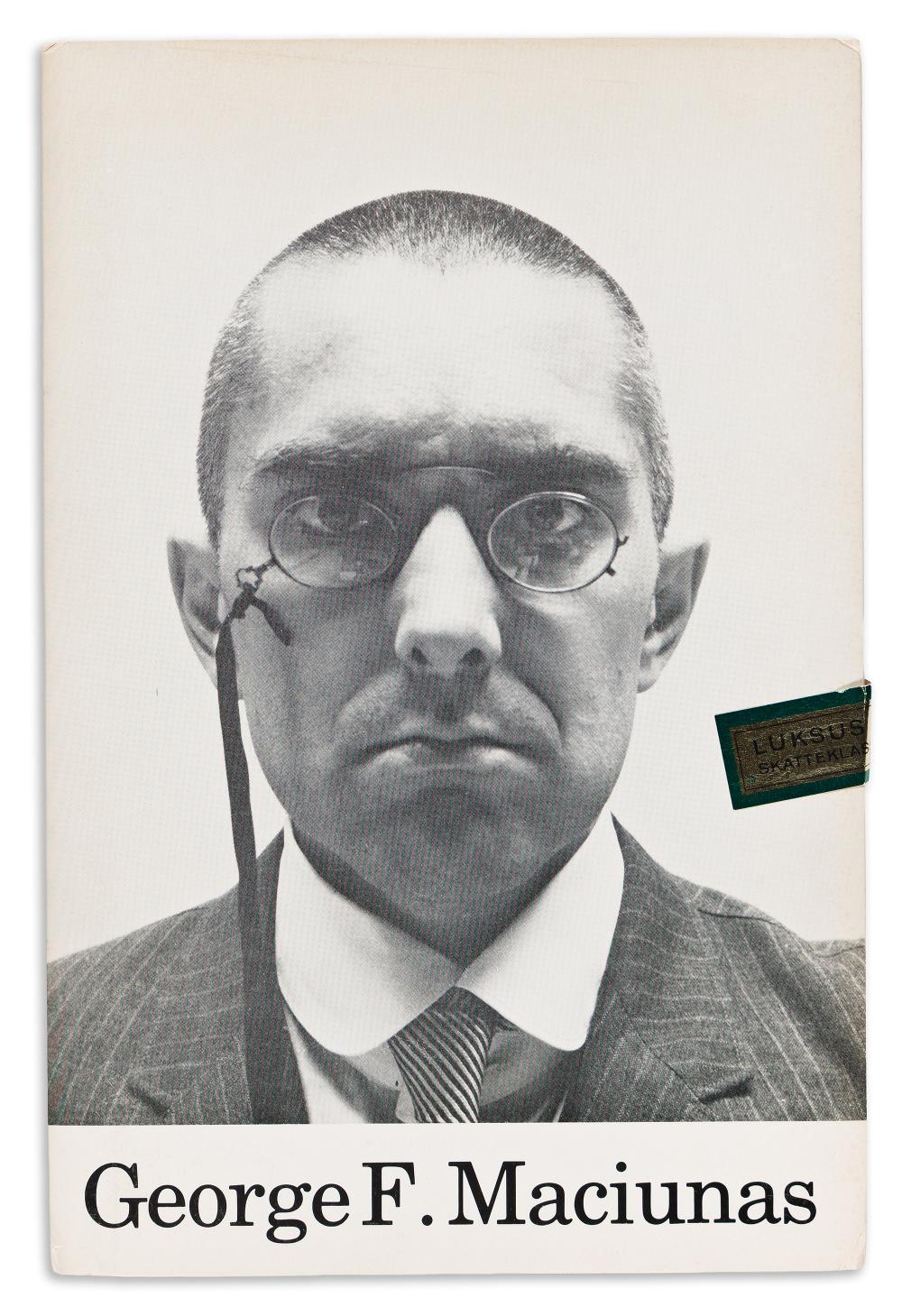 George Maciunas comparable auction result: george maciunas diagram of historical development of fluxus and other 4 dimentional aural optic olfactory epithelial and tactile art forms 1979