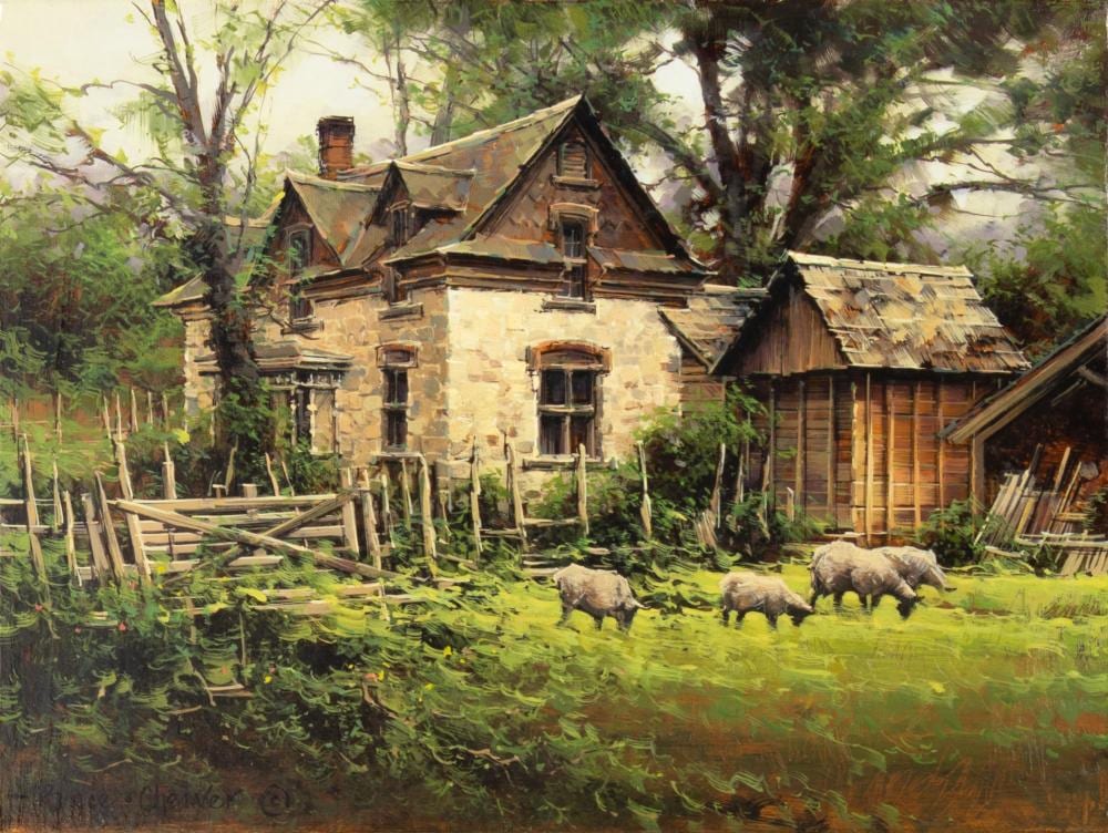 Bruce Cheever comparable auction result: bruce cheever b 1958 spring sheep