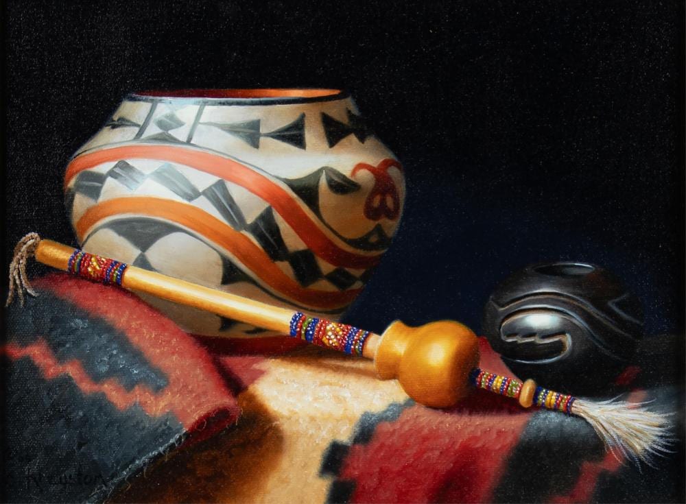 sue krzyston american b 1948 a small treasure 2009 · Jackson Hole Art Auction · 2026-02-11 Sue Krzyston comparable auction result: sue krzyston american b 1948 a small treasure 2009