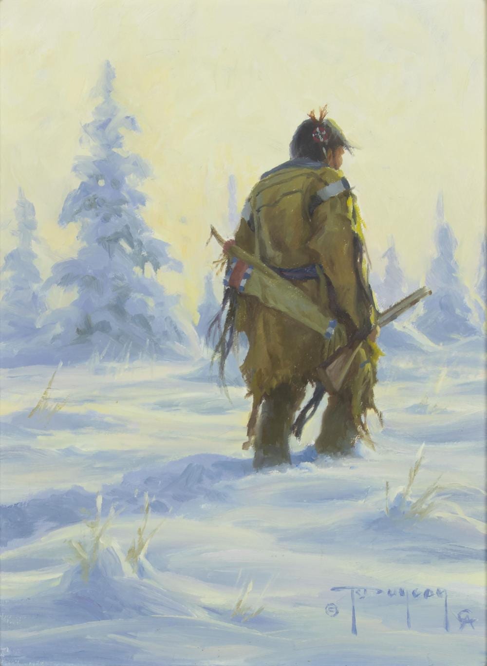 robert duncan b 1952 a new snowfall · Jackson Hole Art Auction · 2026-02-11 Robert Duncan comparable auction result: robert duncan b 1952 a new snowfall