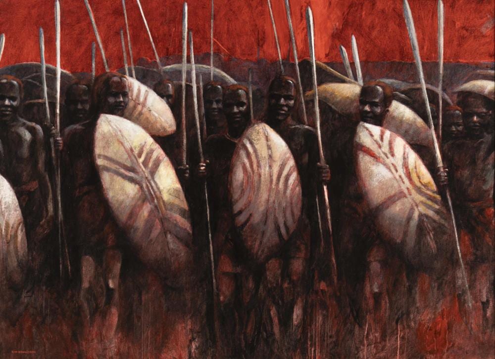 Kim (1952) Donaldson comparable auction result: kim donaldson south african 1952 maasai warriors