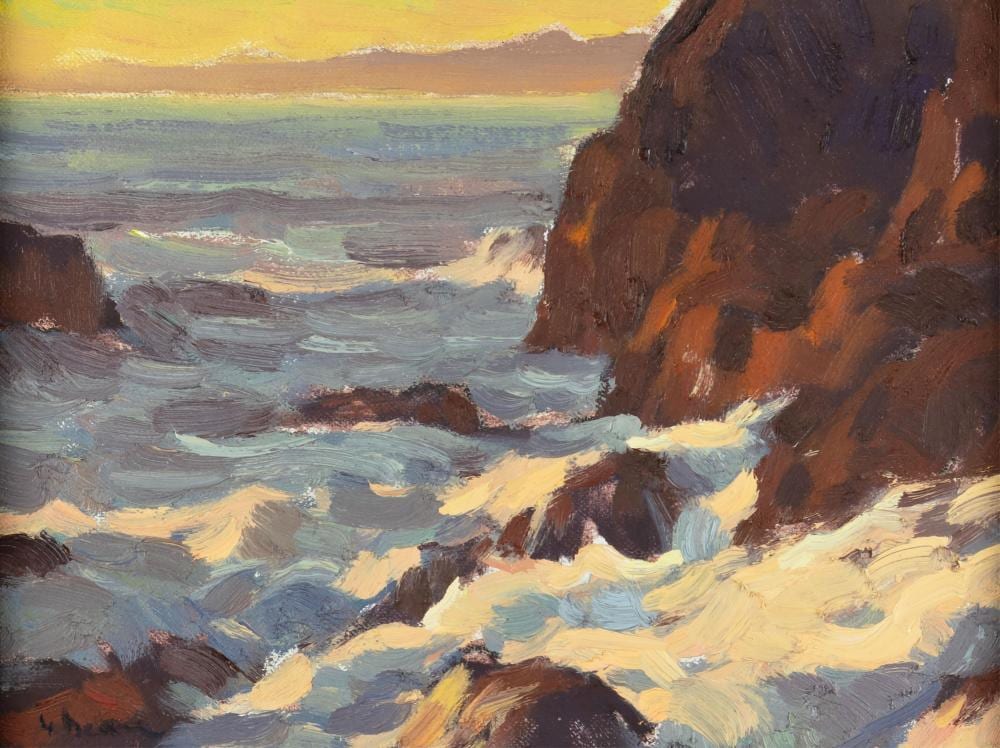 Glenn Dean comparable auction result: glenn dean b 1976 untitled seascape