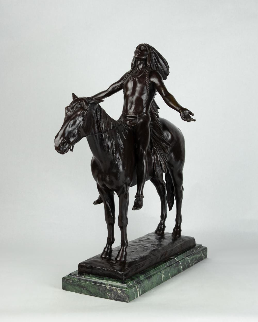 Cyrus Edwin Dallin comparable auction result: cyrus edwin dallin 1861 1944 appeal to the great spirit 1913