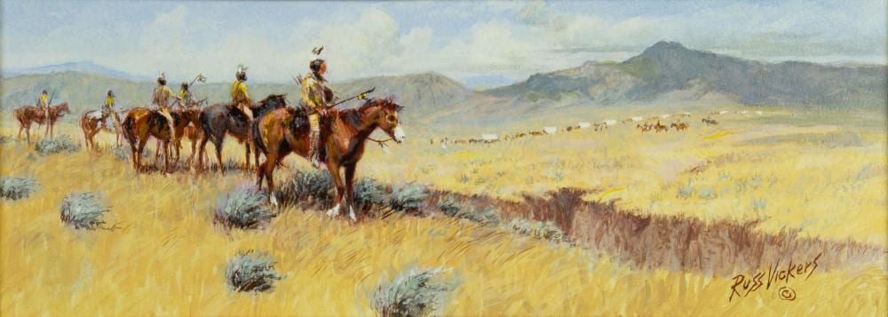 Russ Vickers comparable auction result: russ vickers 1923 1997 westward expansion
