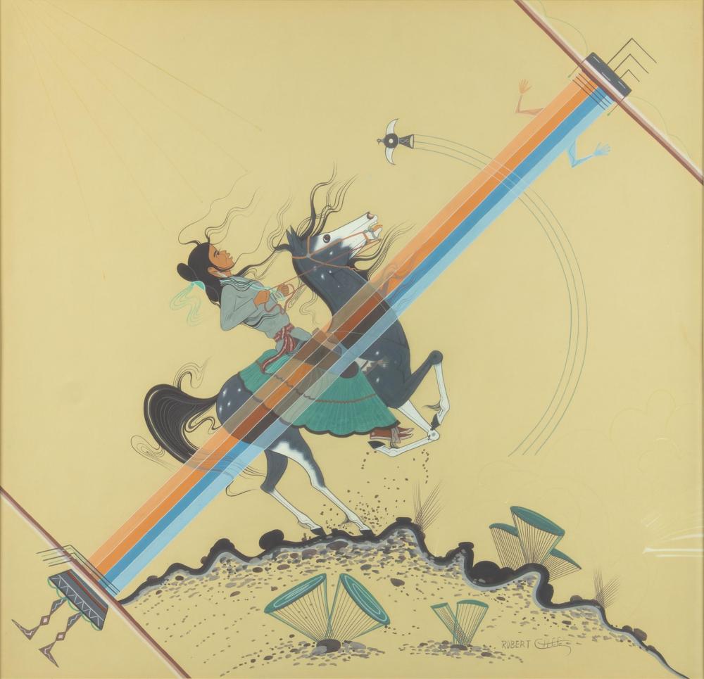 Robert Chee comparable auction result: robert chee 1938 1971 mystical vision