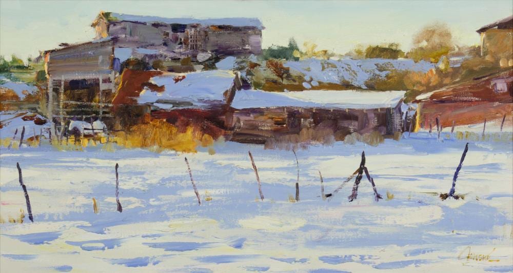 Walt Gonske comparable auction result: walt gonske b 1942 late afternoon sun