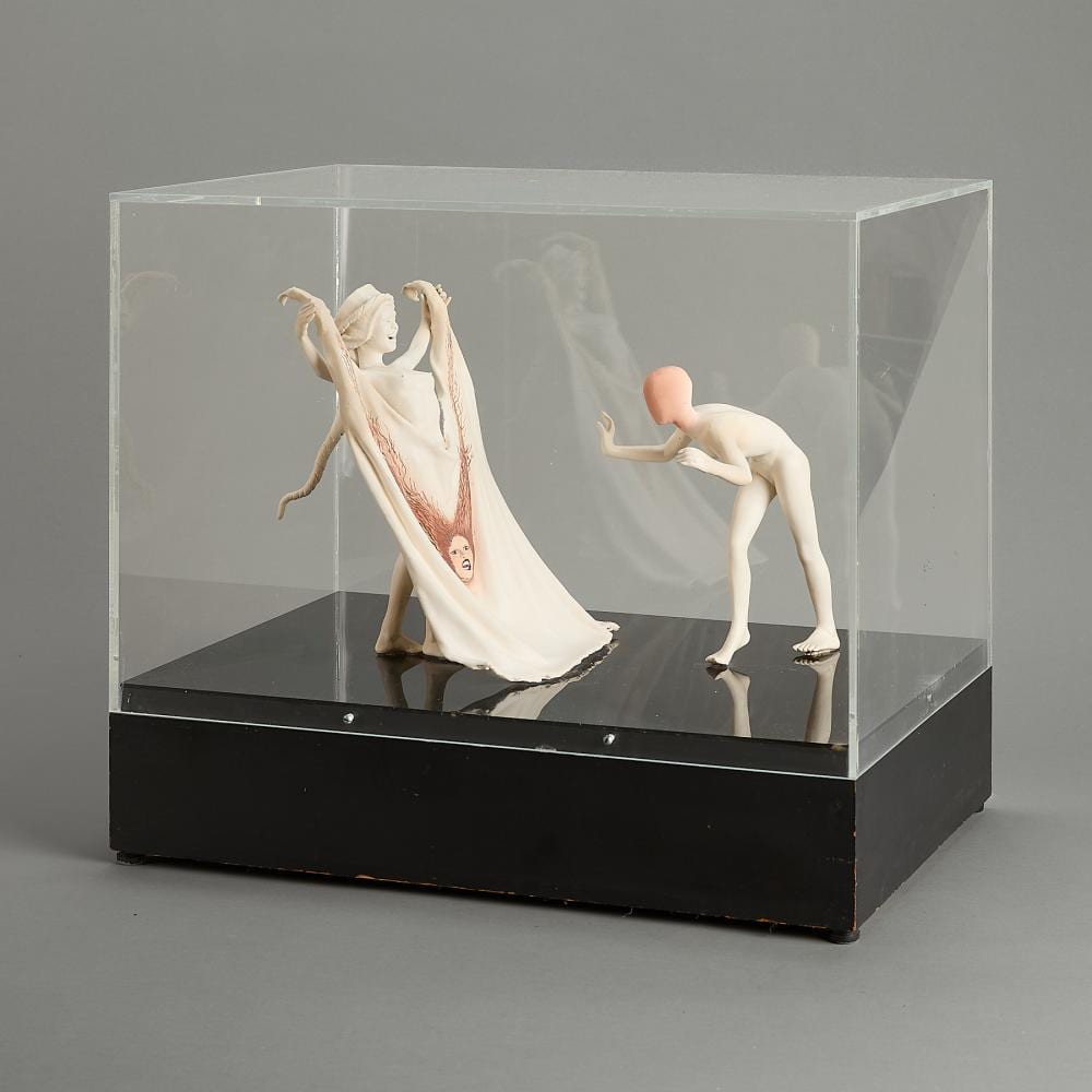 patti warashina loss of identity clay sculpture · Revere Auctions · 2026-02-03 Patti Warashina comparable auction result: patti warashina loss of identity clay sculpture