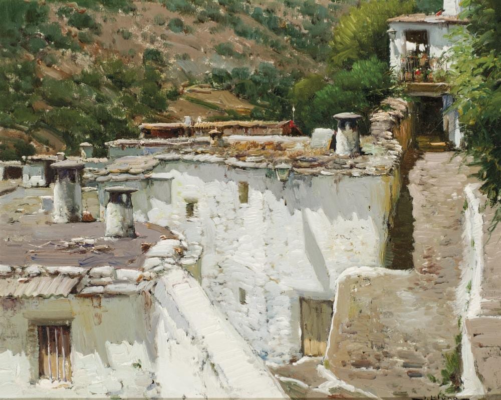 Juan Lluna comparable auction result: juan lluna lerma landscape of granada